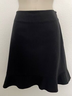The Limited Stretch Black A-Line Skirt with Flared Hem Size 4